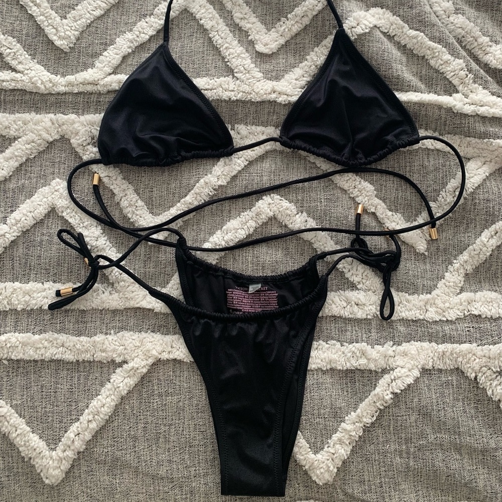 Black Victoria’s Secret Brazilian Bikini